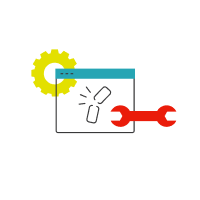 Grafika zepsutej strony internetowej